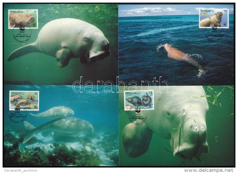 1988 WWF: Dugong Sor 4 Db CM-en Mi 782-785 - Andere & Zonder Classificatie