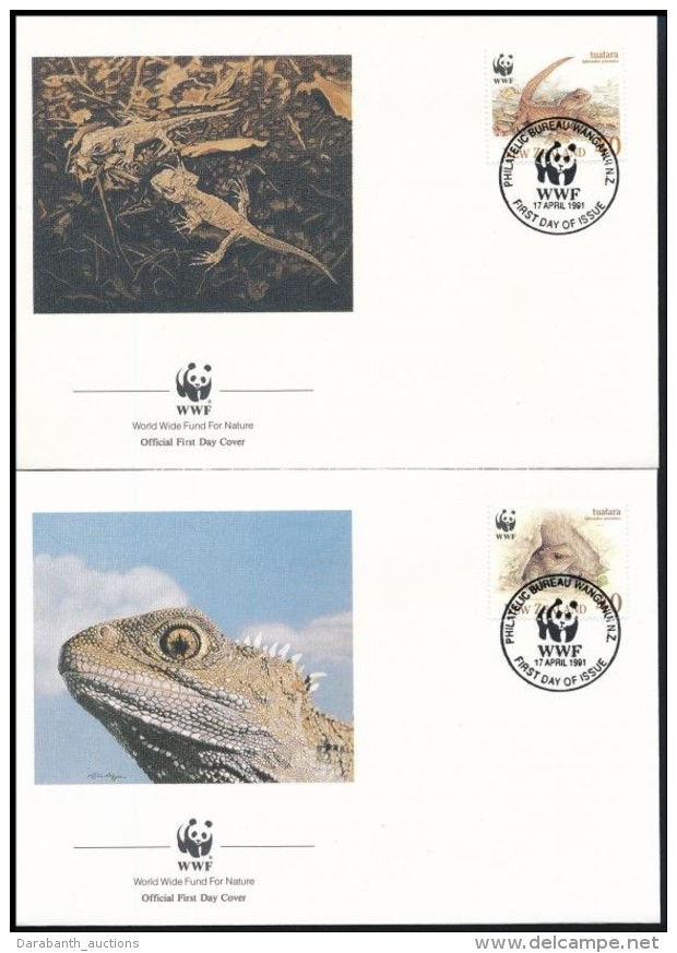 1991 WWF: Hidasgy&iacute;k Sor Mi 1160-1163 4 Db FDC-n - Altri & Non Classificati