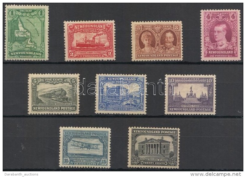 * 1929-1931 Forgalmi B&eacute;lyeg Sor/ Definitive Stamp Set Mi 145-153 - Other & Unclassified