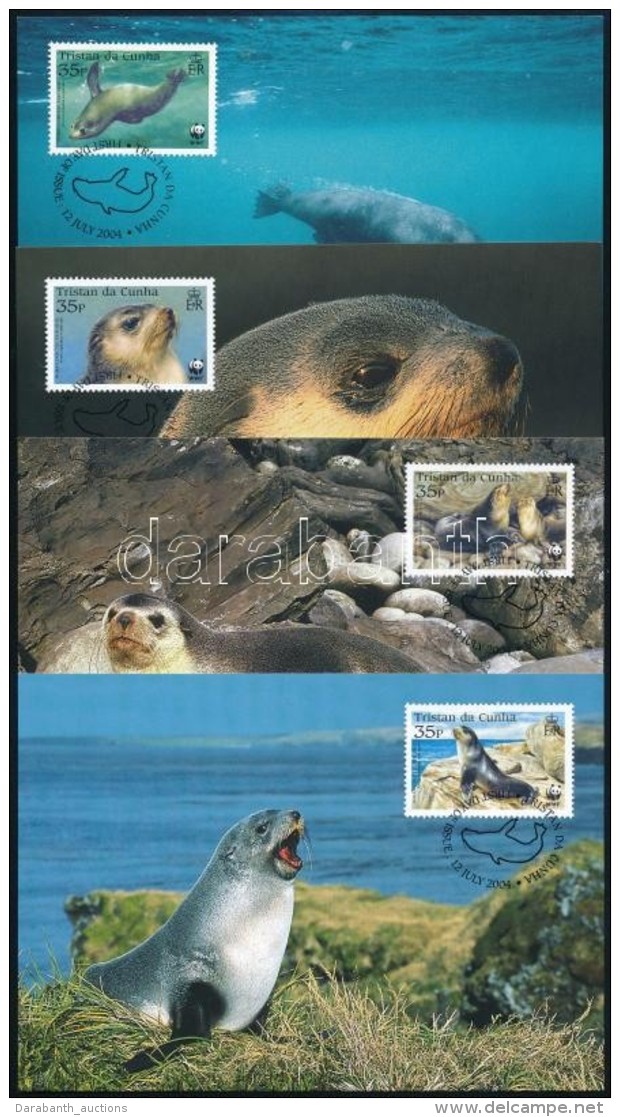 2004 WWF: Medvef&oacute;ka Sor 4 Db CM-n Mi 821-824 - Altri & Non Classificati