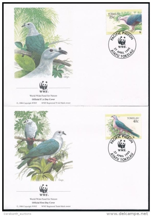 1995 WWF: B&uuml;tyk&ouml;s Cs&aacute;sz&aacute;rgalamb Sor Mi 210-213 4 Db FDC-n - Andere & Zonder Classificatie