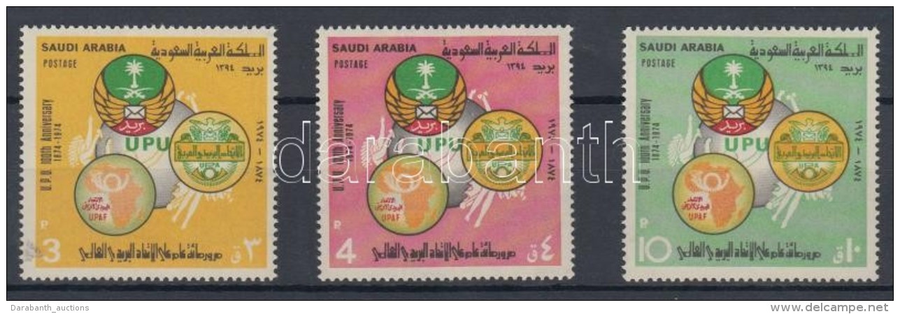 ** 1974 100 &eacute;ves Az UPU Sor Mi 554-556 - Other & Unclassified