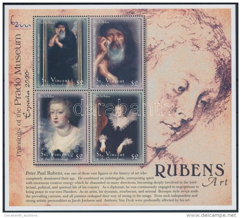 ** 2001 Rubens Festm&eacute;ny Kis&iacute;v Mi 5126-5129 - Altri & Non Classificati