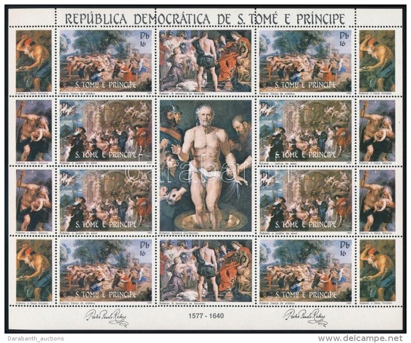 ** 1983 Rubens Festm&eacute;nyek Kis&iacute;v Mi 815-816 - Altri & Non Classificati