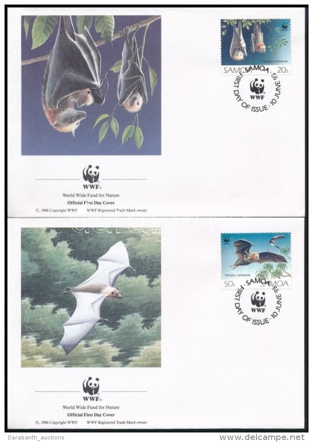 1993 WWF: Rep&uuml;lÅ‘kutyaf&eacute;l&eacute;k Sor Mi 754-757 4 Db FDC-n - Andere & Zonder Classificatie