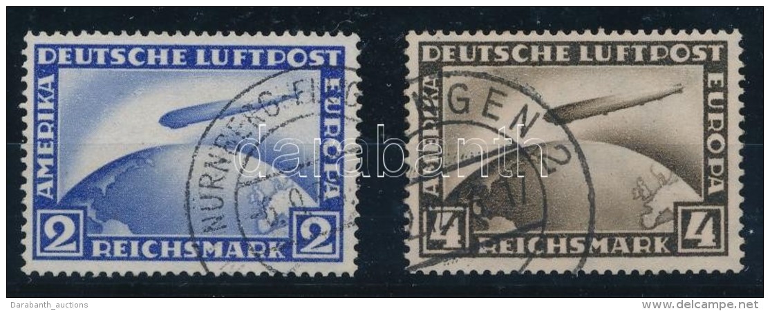 O 1928 Zeppelin Sor Mi 423-424 - Andere & Zonder Classificatie