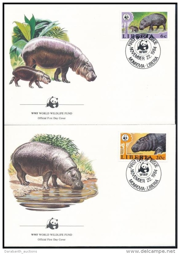 1984 WWF: T&ouml;rpe V&iacute;zil&oacute; Sor Mi 1315-1318 4 Db FDC-n - Other & Unclassified