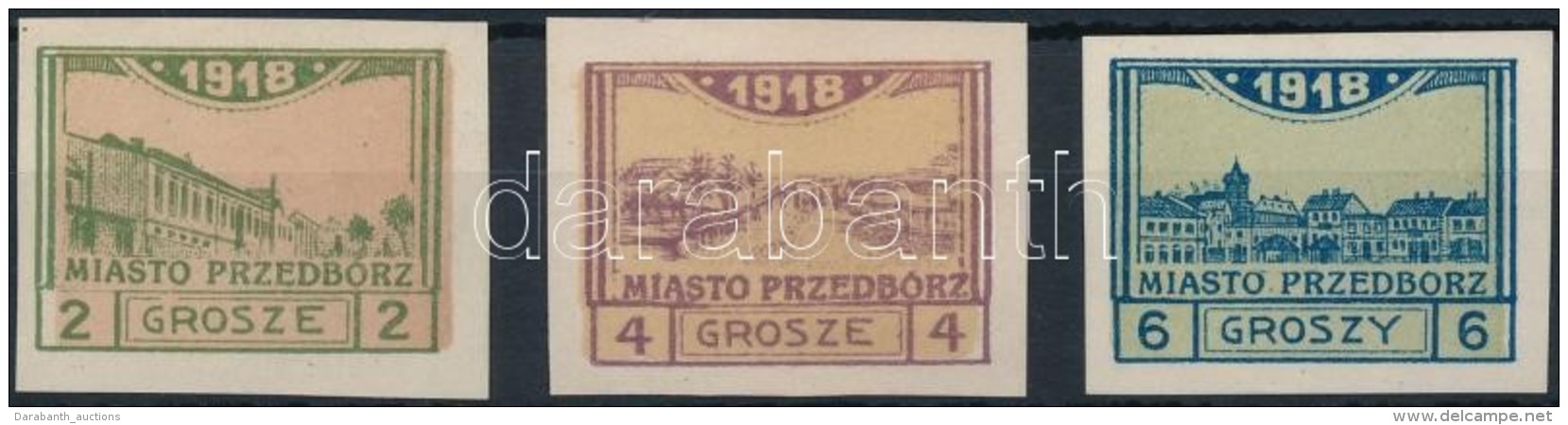 (*) Przedb&oacute;rz 1918 Mi 3-5 C - Andere & Zonder Classificatie