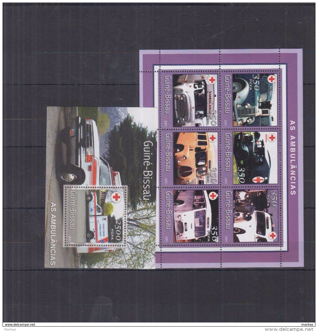 G41. Guinea-Bissau - MNH - Transport - Busses - 2001 - Bus