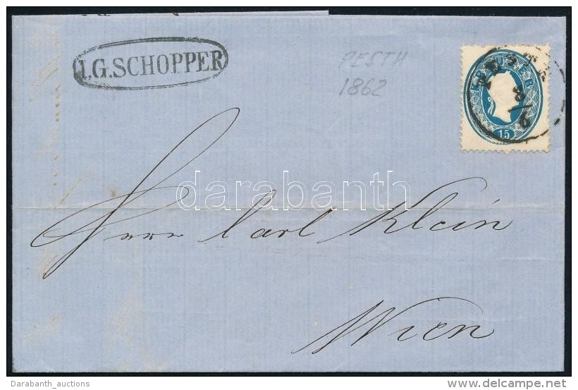 1862 15kr Lev&eacute;len 'PESTH' - Altri & Non Classificati