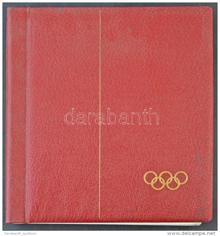 LEUCHTTURM Album 1964 Olimpia ElÅ‘nyomott, Falcmentes Lapokkal, Bord&oacute;, Csavaros Bor&iacute;t&oacute;val - Andere & Zonder Classificatie