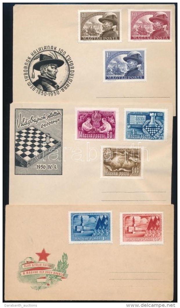 1950-1953 5 Db B&eacute;lyegz&eacute;s N&eacute;lk&uuml;li Bor&iacute;t&eacute;k - Otros & Sin Clasificación