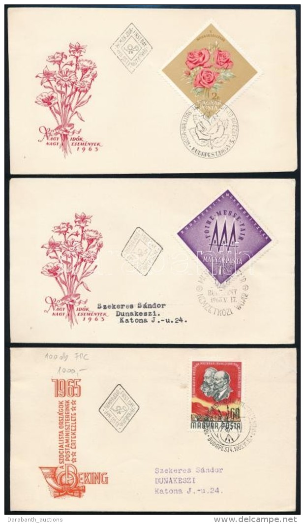 1960-as &eacute;vek 100 Db FDC (~10.000) - Other & Unclassified