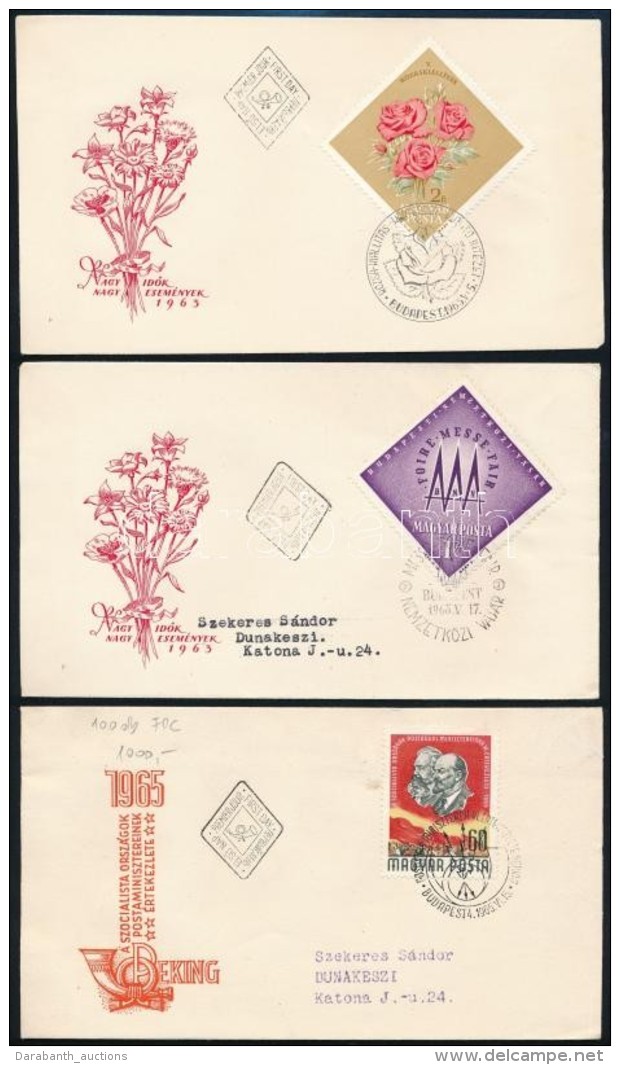 1960-as &eacute;vek 100 Db FDC (~10.000) - Altri & Non Classificati