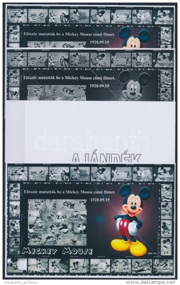 ** 2014/12 Mickey Mouse 4 Db-os Eml&eacute;k&iacute;v Garnit&uacute;ra (28.000) - Altri & Non Classificati