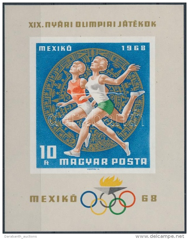 ** 1968 Mexik&oacute;i Olimpia V&aacute;gott Blokk (r&aacute;ncok) - Altri & Non Classificati