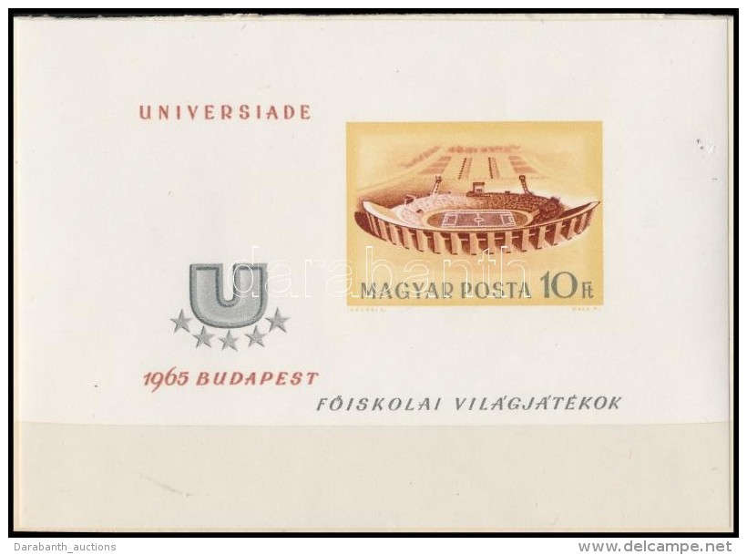 ** 1965 UNIVERSIADE V&aacute;gott Blokk - Altri & Non Classificati