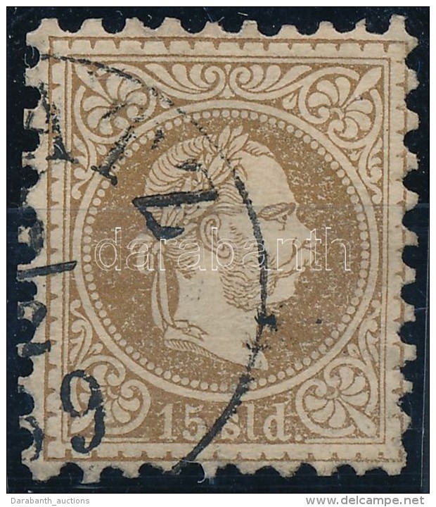 O Magyar Posta Rom&aacute;ni&aacute;ban 1867 15sld '(GAL)ATZ' - Other & Unclassified