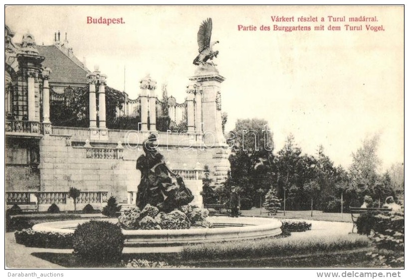 T2 Budapest I. V&aacute;rkert, Turul Mad&aacute;r Szobor. Divald K&aacute;roly 1693-1907 - Sin Clasificación