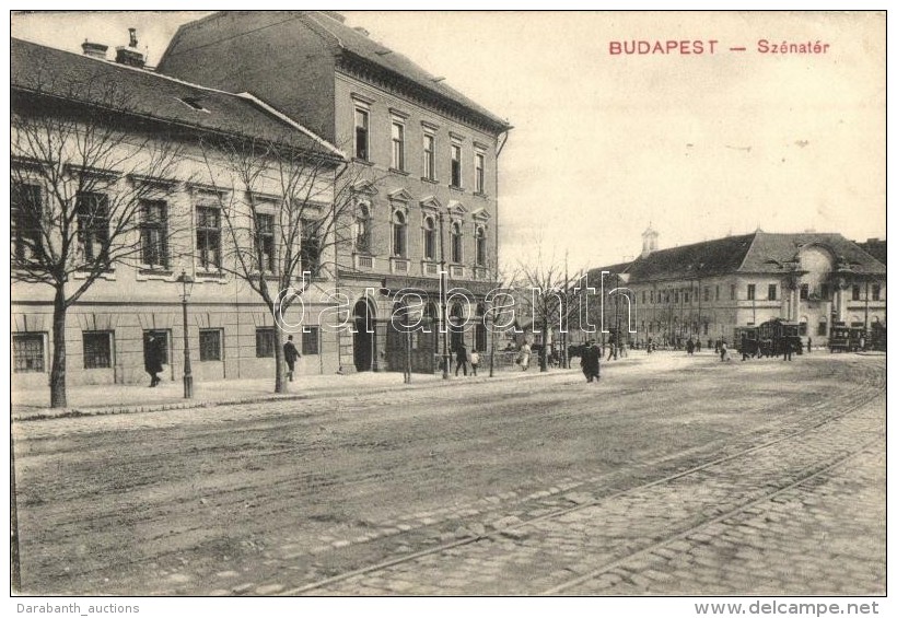 T2/T3 Budapest II. Sz&eacute;na T&eacute;r, &uuml;zlet &eacute;s Villamosok  (EK) - Non Classificati