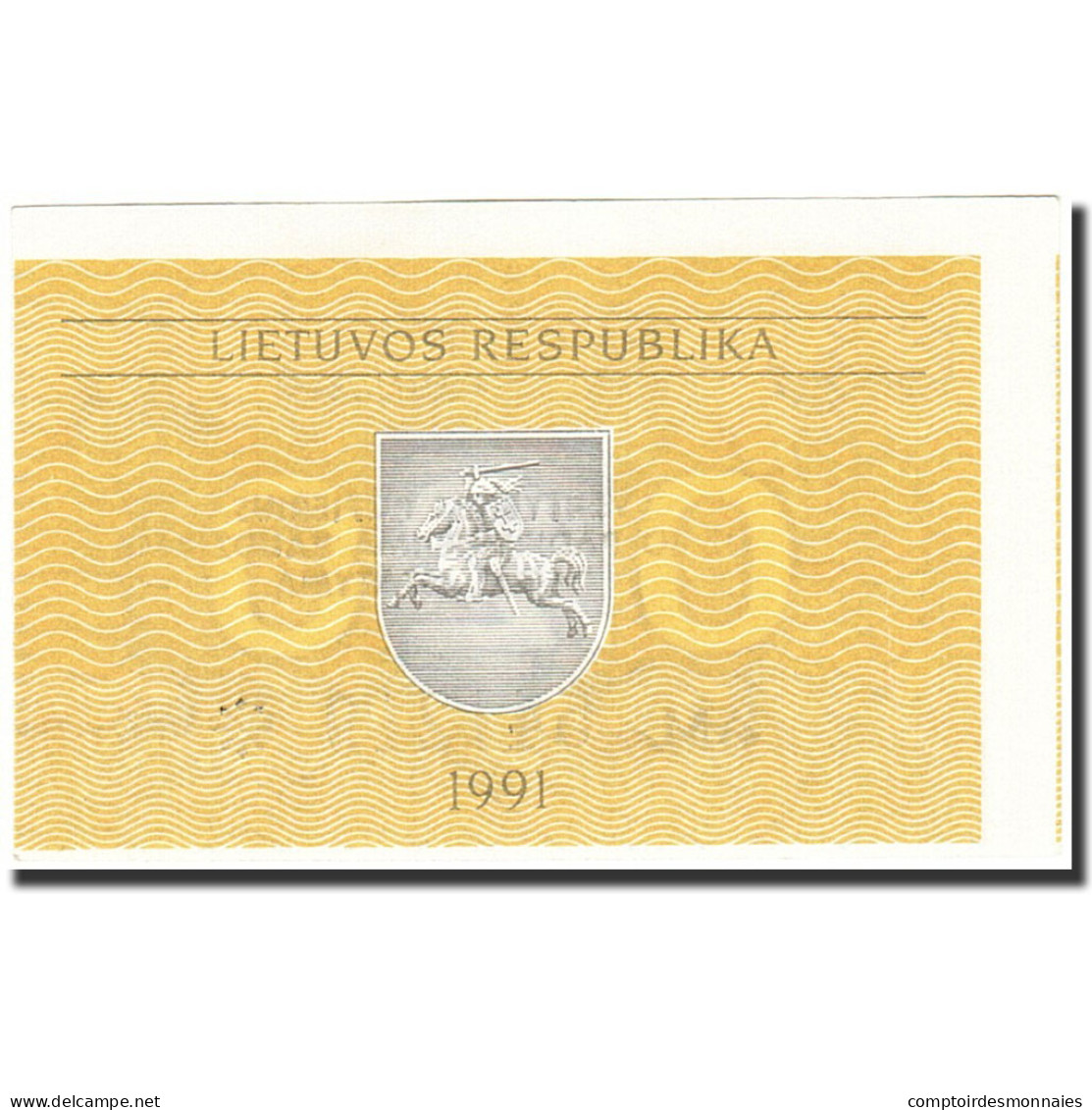 Billet, Lithuania, 0.20 Talonas, 1991, 1991, KM:30, SPL - Litouwen