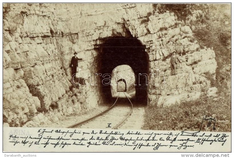 T2 1900 Anina, St&aacute;jerlakanina, Steierdorf; Vas&uacute;ti Alag&uacute;t / Railway Tunnel, Photo - Sin Clasificación