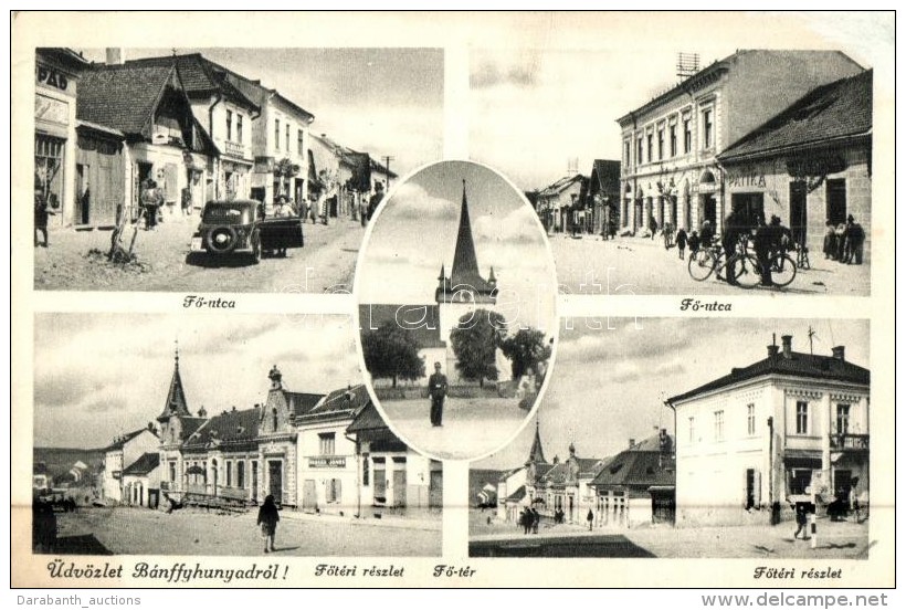 T4 B&aacute;nffyhunyad, Huedin; FÅ‘ T&eacute;r &eacute;s Utca, Gy&oacute;gyszert&aacute;r / Main Square And Street,... - Sin Clasificación