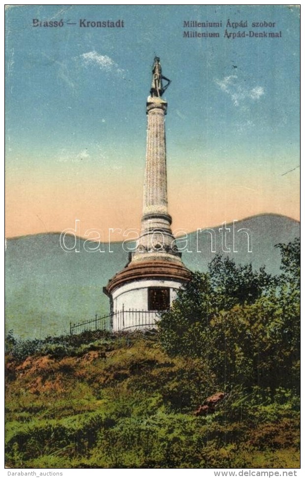 T3 Brass&oacute;, Kronstadt, Brasov; Milleniumi &Aacute;rp&aacute;d Szobor / Millenium Denkmal / Monument (EB) - Zonder Classificatie