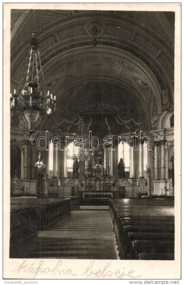 ** T3 Cs&iacute;ksomly&oacute;, Sumuleu Ciuc; Kegytemplom, BelsÅ‘ / Church, Interior, Photo (kis Szakad&aacute;s /... - Non Classificati