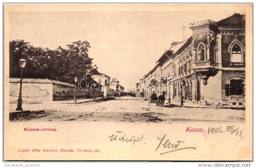 T2/T3 Kassa, Kosice; R&oacute;zsa Utca, L&aacute;szl&oacute; B&eacute;la Kiad&aacute;sa / Street View (EK) - Non Classificati