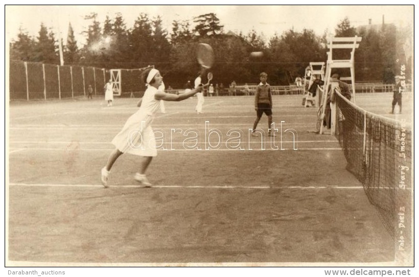 * &Oacute;t&aacute;traf&uuml;red, Stary Smokovec, Alt-Schmecks; Teniszp&aacute;lya, TeniszezÅ‘k / Tennis Court,... - Non Classificati