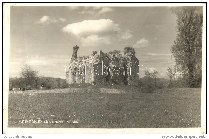 T2/T3 Szerednye, Serednie; Zriceniny Hradu / V&aacute;rrom, Valler Henrik Kiad&aacute;sa / Castle Ruins (EK) - Non Classificati