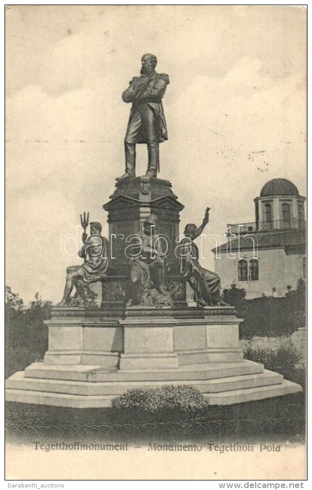 T2 Pola, Monument Of Admirals Wilhelm Von Tegetthoff - Zonder Classificatie