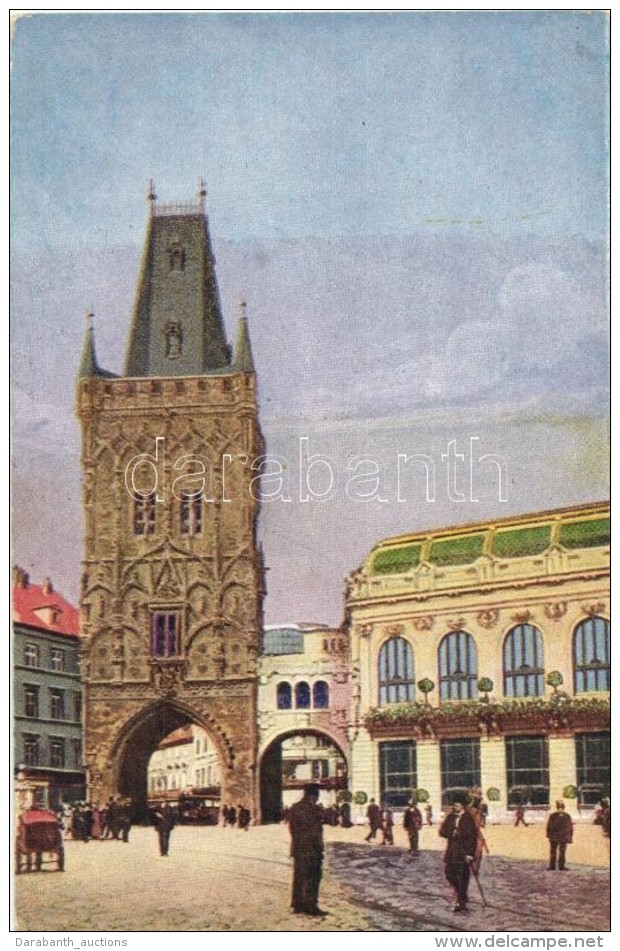 * Praha, Prague, Prag - 4 Db R&eacute;gi V&aacute;rosk&eacute;pes Lap / 4 Pre-1945 Town-view Postcards - Non Classificati