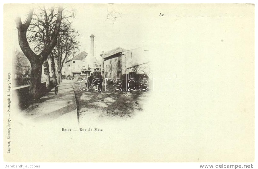 ** T2/T3 Briey, Rue De Metz / Street, Horse Carriage (EK) - Sin Clasificación