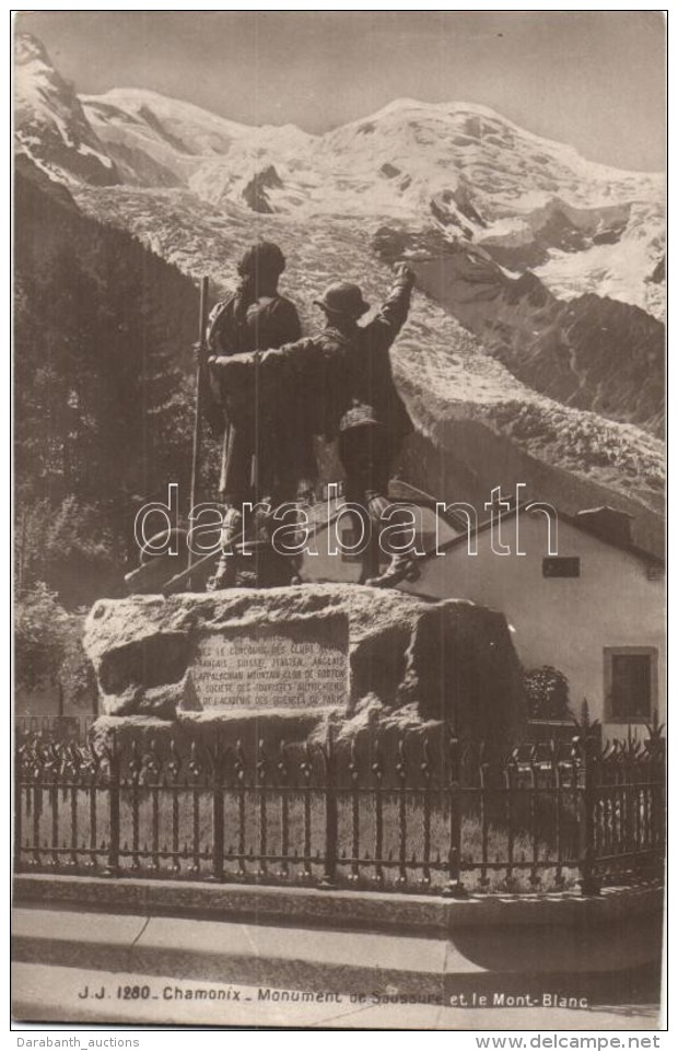 ** T2 Chamonix, Monument De Saussure, Mont Blanc - Non Classificati