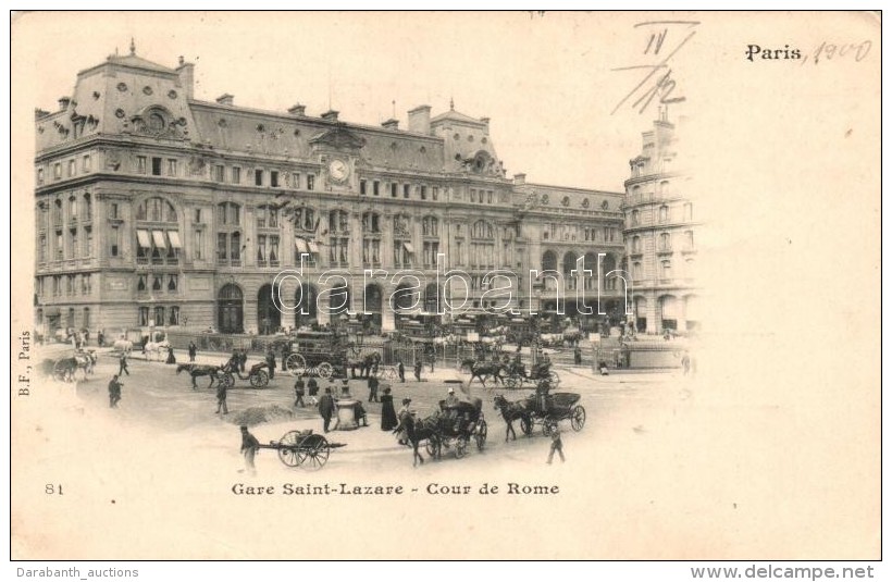 T2/T3 Paris, Gare Saint-Lazare, Cour De Rome / Saint-Lazare Railway Station (EK) - Non Classificati