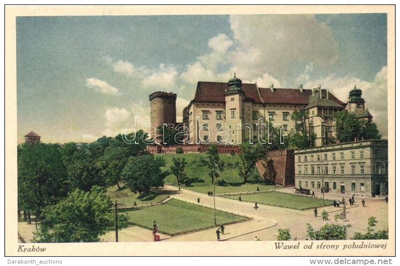 ** T1/T2 Krak&oacute;w, Krakowa; Wawel Od Strony Poludniowej / The Wawel Castle On The Southern Side - Zonder Classificatie