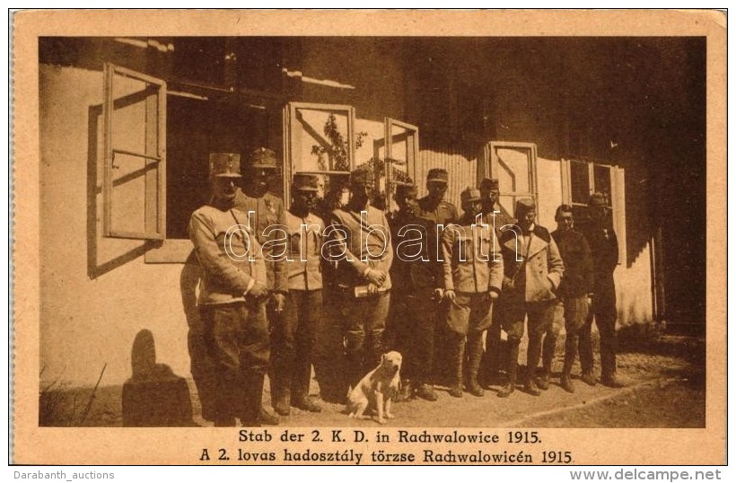 ** T2 1915 Rachowice, Stab Der 2. Kavallerie-Division / K.u.K. Cavalry Division - Zonder Classificatie