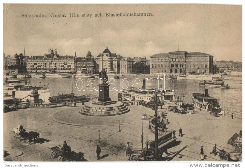 Stockholm - 2 Pre-1945 Town-view Postcards - Sin Clasificación