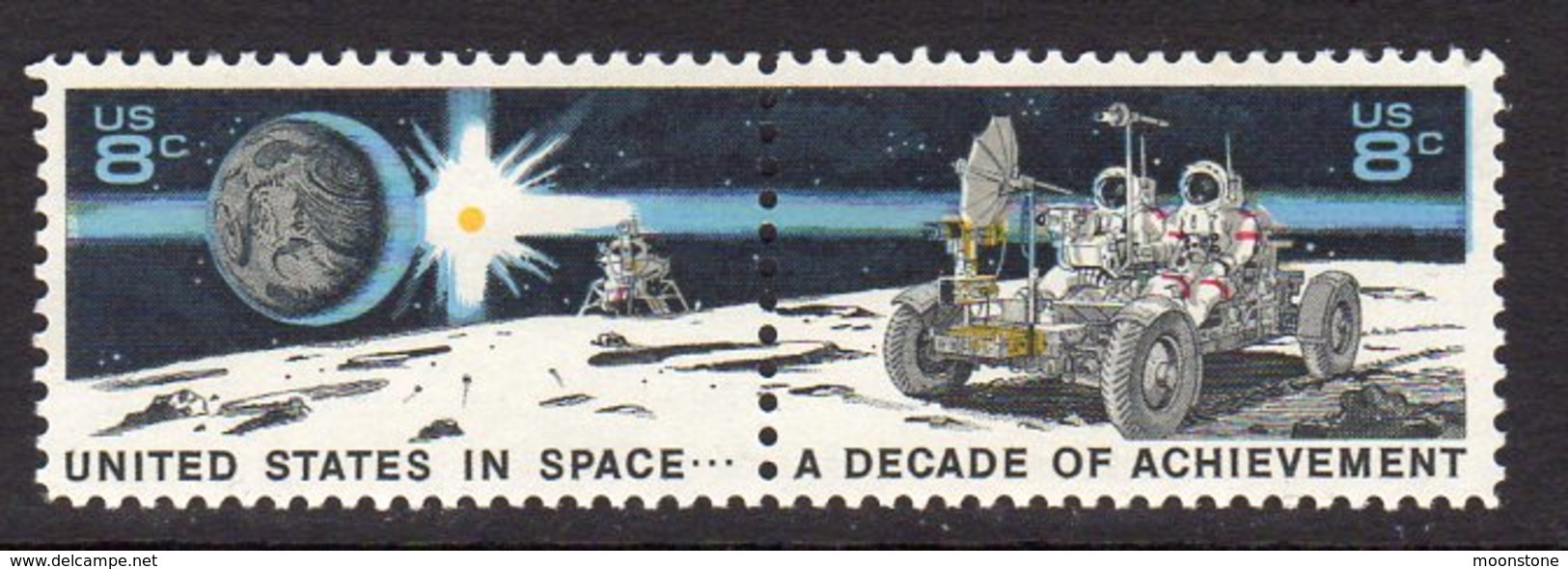 USA 1971 Decade Of Space Achievements Pair, MNH (SG 1437/8) - Ungebraucht