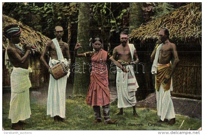 T2/T3 Tamil Dancers, Ceylon / Sri Lanka Folklore (EK) - Sin Clasificación