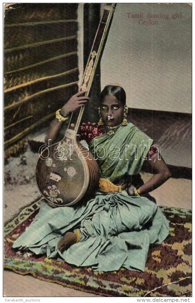 T3 Tamil Dancing Girl, Celyon / Sry Lanka Folklore  (EB) - Sin Clasificación
