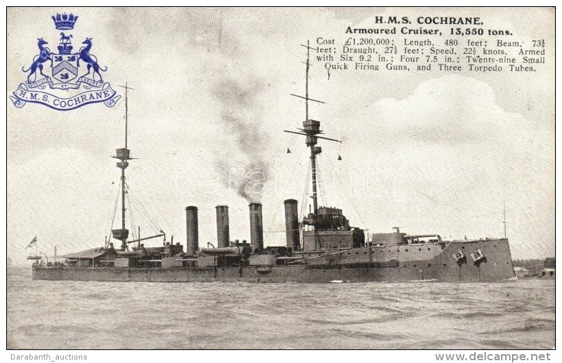 ** T2/T3 HMS Cochrane British Royal Navy Armoured Cruiser (EK) - Sin Clasificación