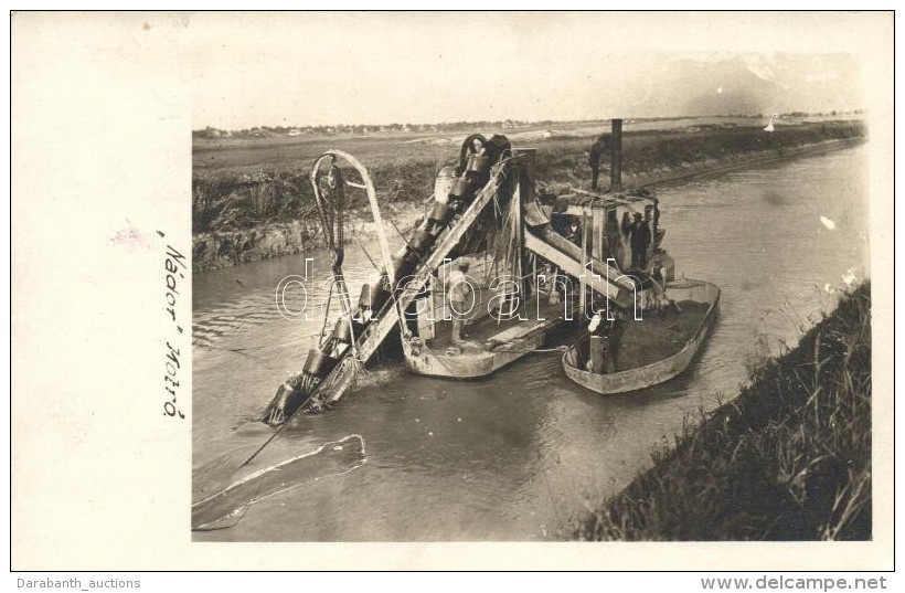 T2/T3 1918 'N&aacute;dor' Iszapkotr&oacute; Haj&oacute; / Mud Excavator Ship, Photo (EK) - Sin Clasificación
