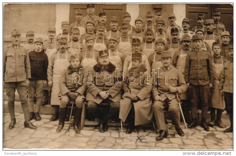 T2 1917 Sopron,  K.u.K. Katon&aacute;k Csoportk&eacute;pe /  Hungarian K.u.K. Military, Soldiers Group Photo - Sin Clasificación