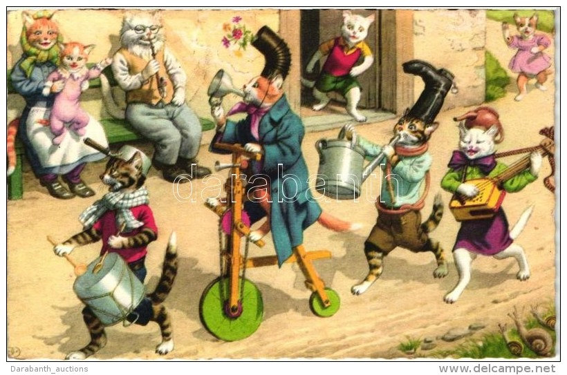 T3 Cats Music Band. Colorprint B. Special 2257/4. (EB) - Non Classificati