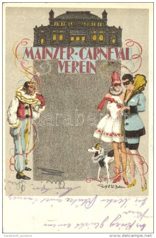 T3/T4 Mainzer Carneval Verein / Mainz Carnival Society Advertisement Art Postcard. Karl Theyer's Litho, Artist... - Zonder Classificatie