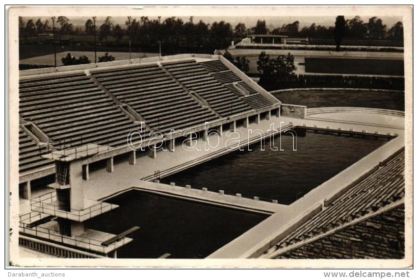 * T2 1936 Berlin, Olympische Spiele, Reichssportfeld. Blick Von Der Deutschen Kampfbahn Auf Das Schwimmstadion /... - Zonder Classificatie