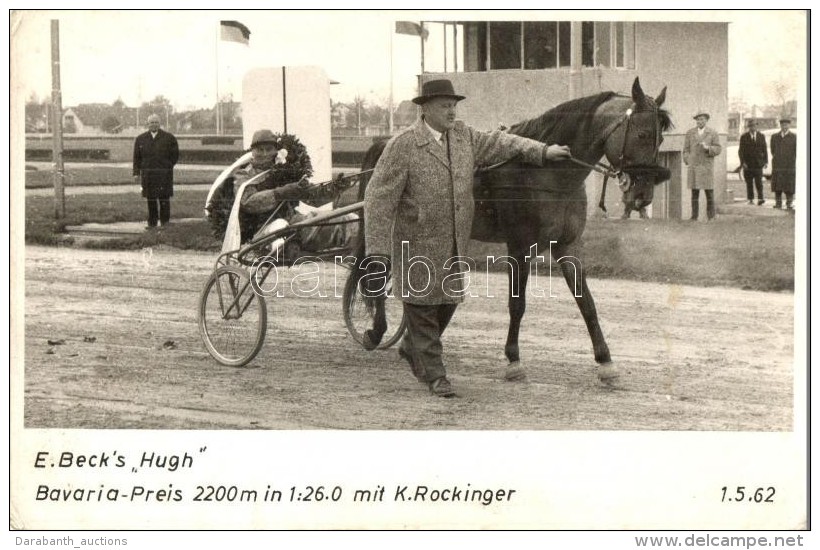 * T3 E. Beck's 'Hugh'. Bavaria-Preis Mit K. Rockinger / Horse Race Photo (fl) - Sin Clasificación